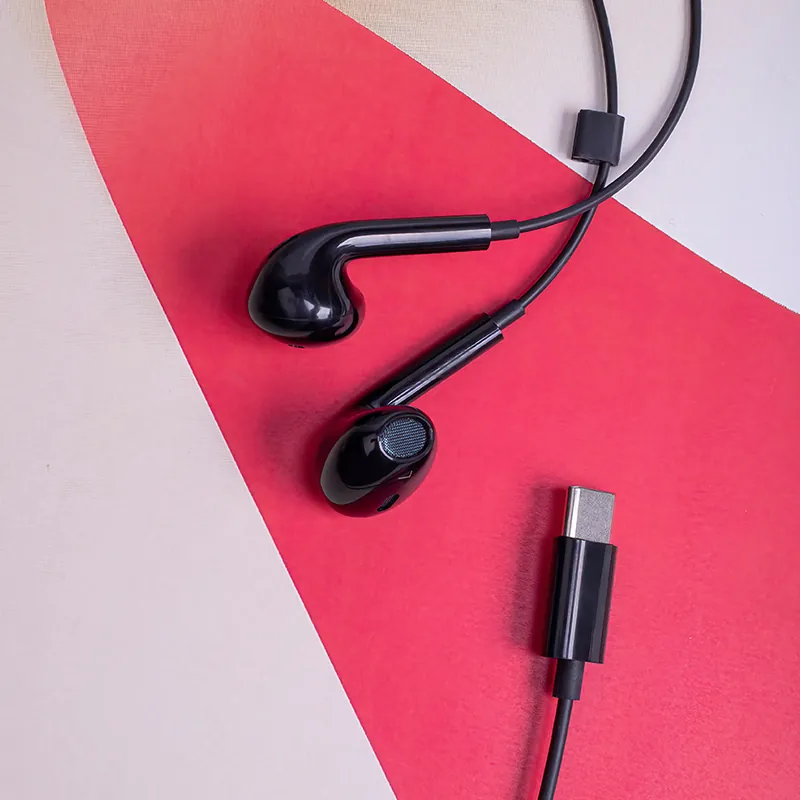 Casca Stereo Mufa USB-C 1.2M - Negru