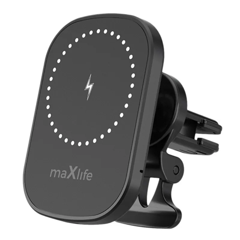 Suport Telefon Magnetic cu Incarcare Wireless 15W Prindere Ventilatie