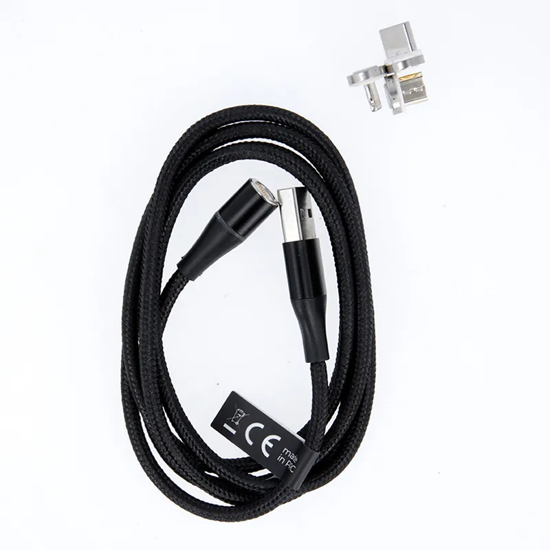 Cablu Magnetic 3IN1 USB-C/Lightning/Micro USB 1M 3A - Negru