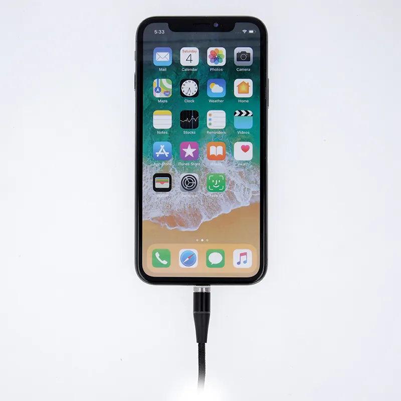 Cablu Magnetic 3IN1 USB-C/Lightning/Micro USB 1M 3A - Negru