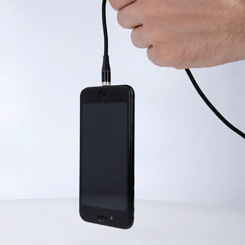 Cablu Magnetic 3IN1 USB-C/Lightning/Micro USB 1M 3A - Negru