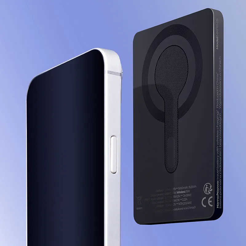Power Bank Wireless cu Prindere Magnetica 20W PD 5000MAH