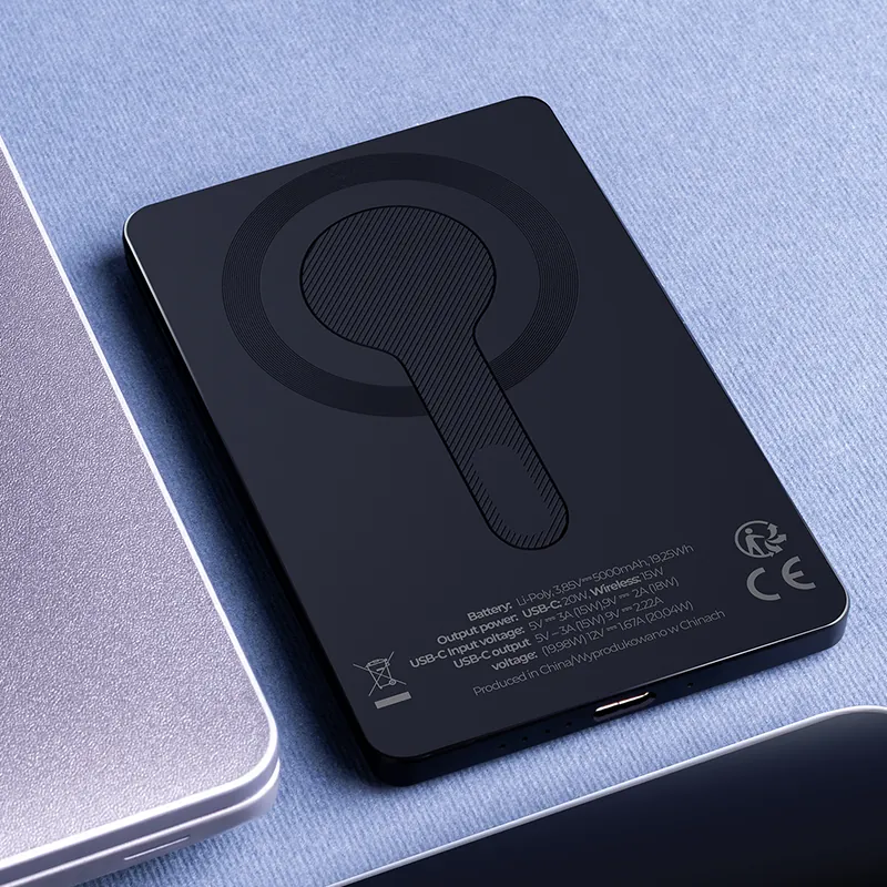 Power Bank Wireless cu Prindere Magnetica 20W PD 5000MAH