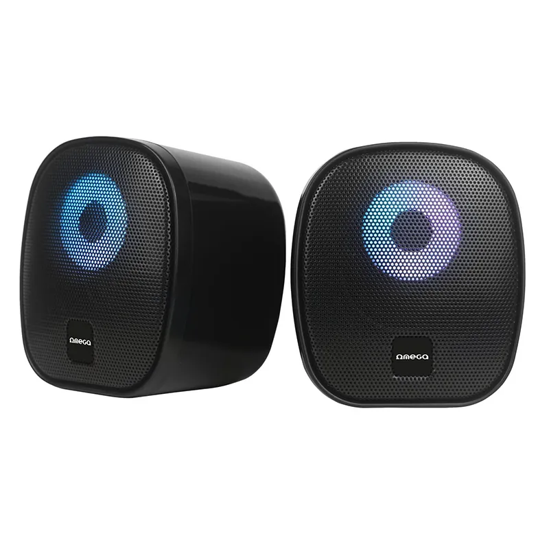 Difuzoare Stereo 2.0 6W RMS RGB USB 3.5MM