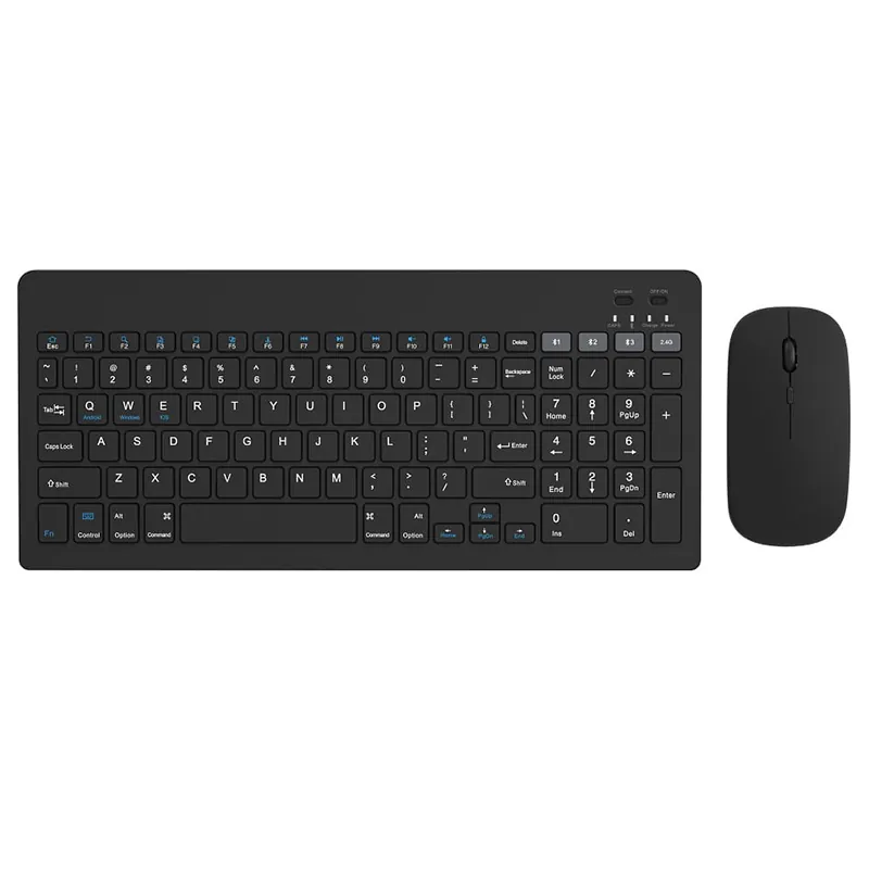 Kit Tastatura si Mouse Wireless Negru Omega