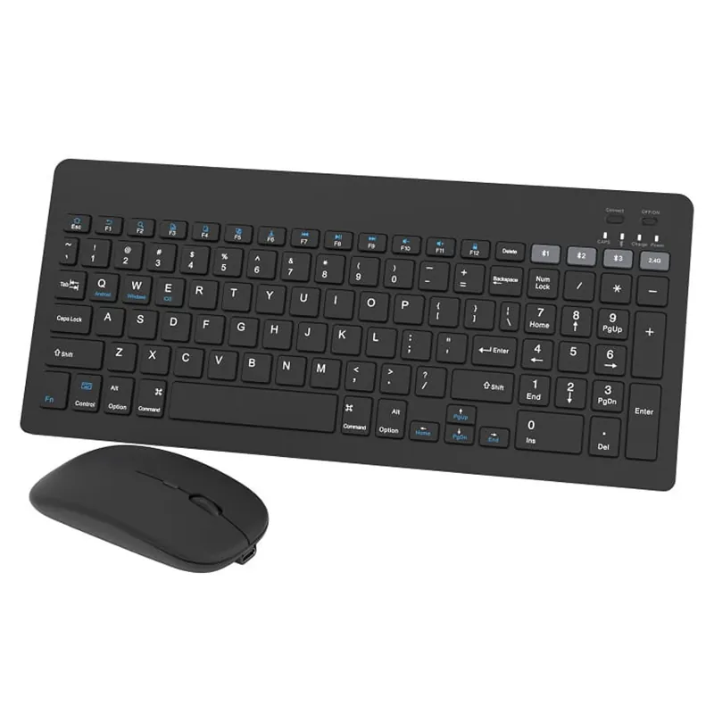 Kit Tastatura si Mouse Wireless Negru Omega