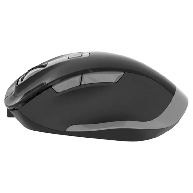 Mouse Wireless Reincarcabil USB-C Negru Gri Omega