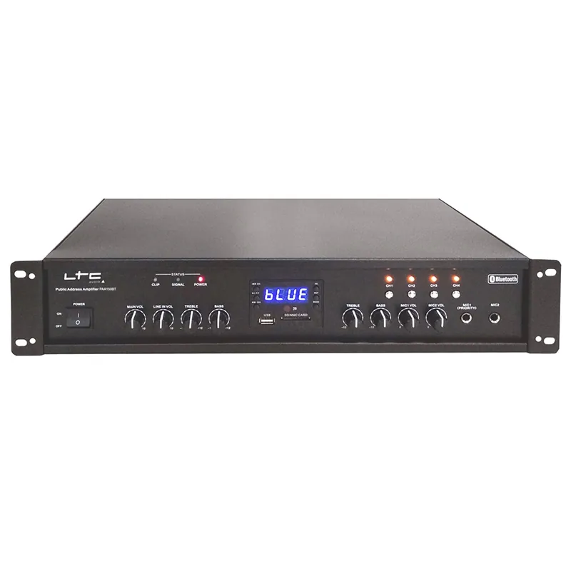 Amplificator Linie 100V/8OHM 150W USB Bluetooth