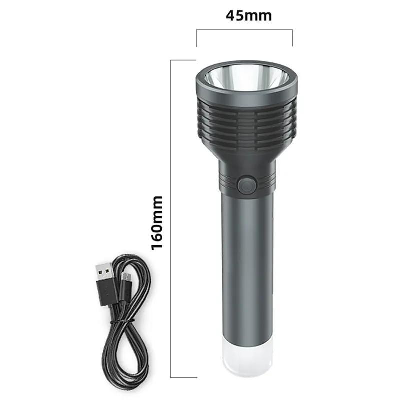 Lanterna Aluminiu 3W cu Acumulator Platinet