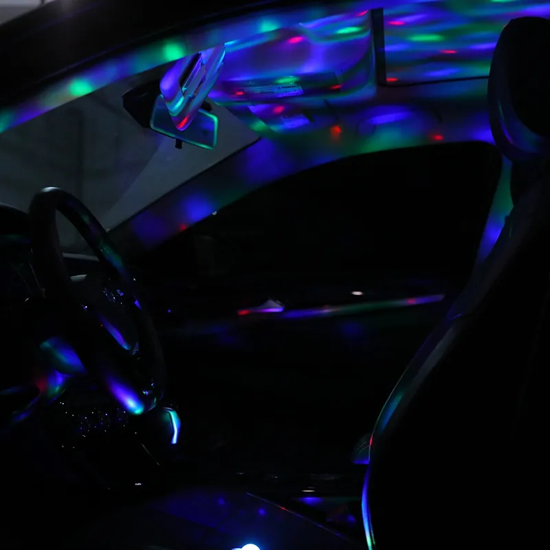 Pachet 4 Mini Astro RGB cu Stroboscop si Telecomanda