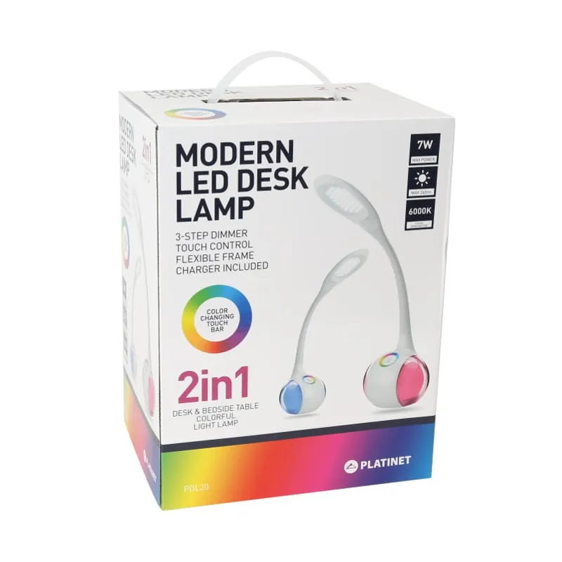 Lampa Birou Lumina Veghe Baterie 2400 MAH Pla