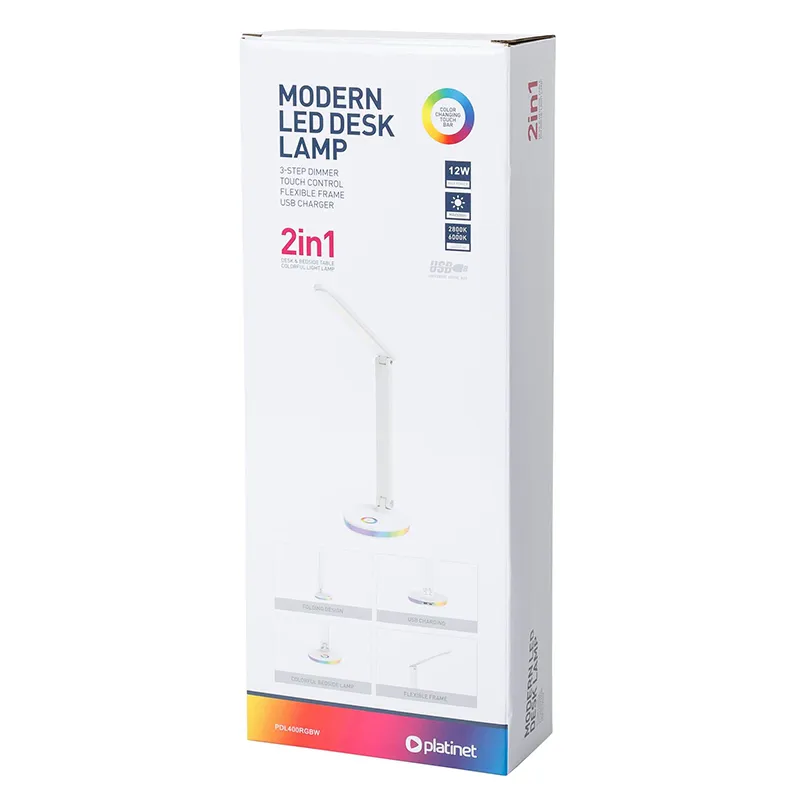 Lampa Birou RGB 12W cu Incarcare