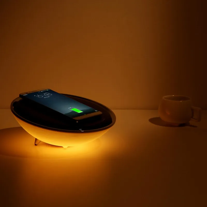 Lampa LED 10W Incarcare Wireless Qi Platinet