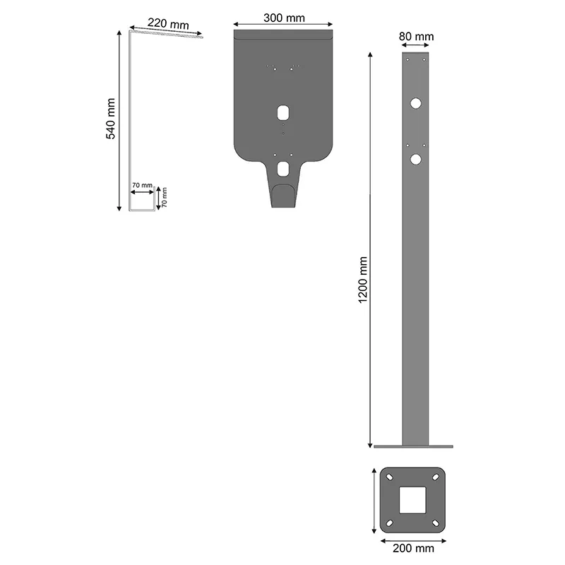Stand pentru Statie Incarcare Ev
