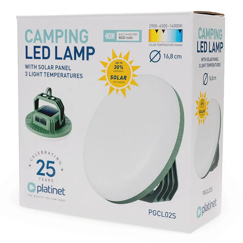 Lumina Camping LED 4X2000 MAH 5.5 H 21W Plati