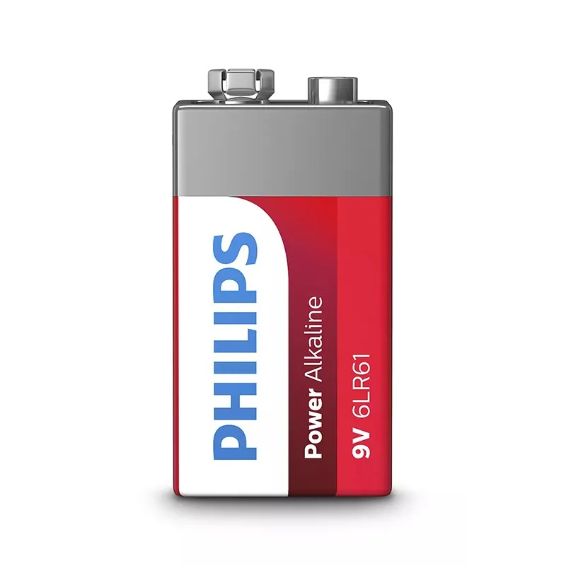 Baterie Power Alkaline 9V Blister 1 Buc Philips