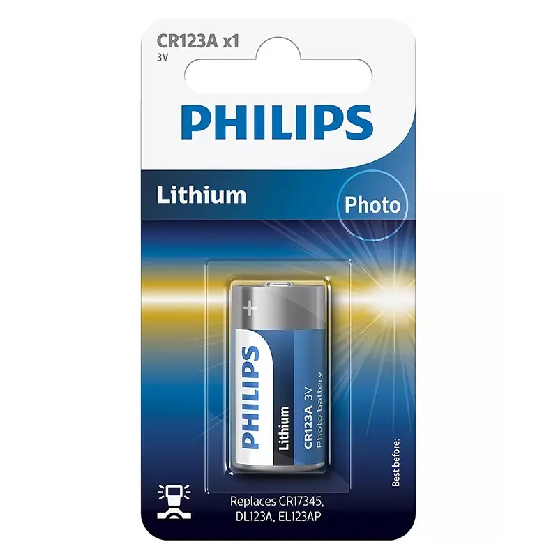 Baterie Lithium CR123 Blister 1 Buc Philips