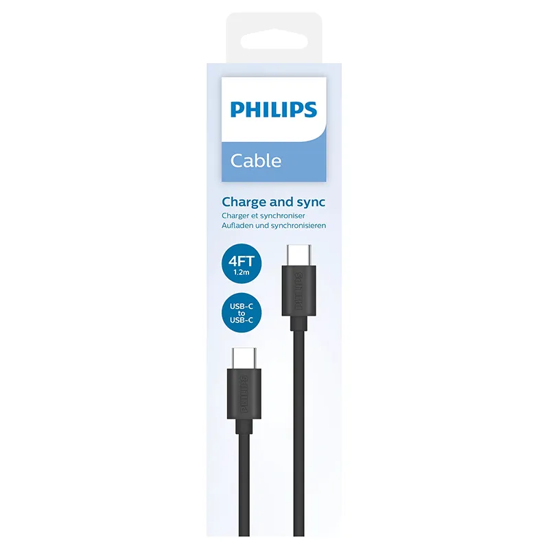 Cablu USB-C USB-C 1.2M Philips