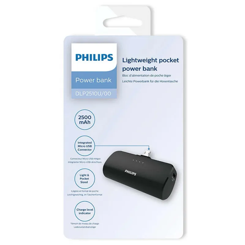 Power Bank Li-Polymer 2500MAH Philips