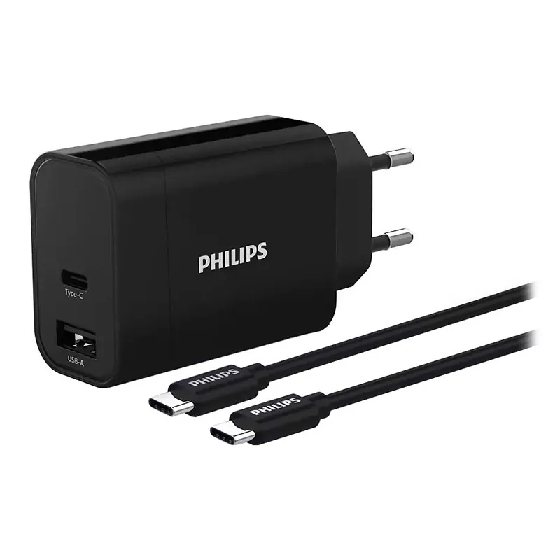 Incarcator Retea USB A si Tip C Rapid Philips