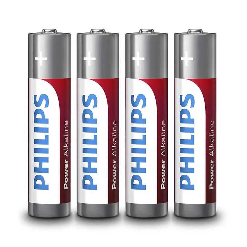 Baterie Power Alkaline LR3 AAA Folie 4 Buc Philips