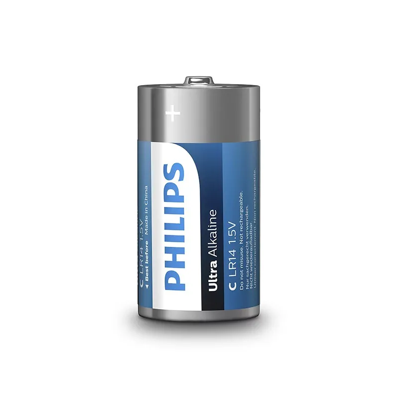 Baterie Ultra Alkaline LR14 C Blister 2 Buc Philips