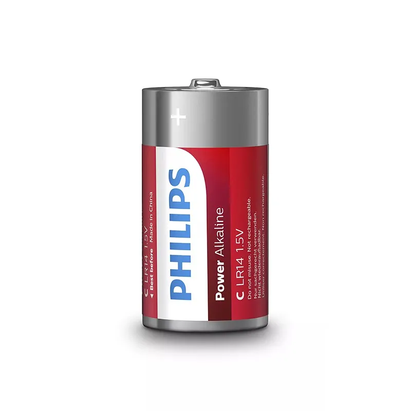 Baterie Power Alkaline LR14 C Blister 2 Buc Philips