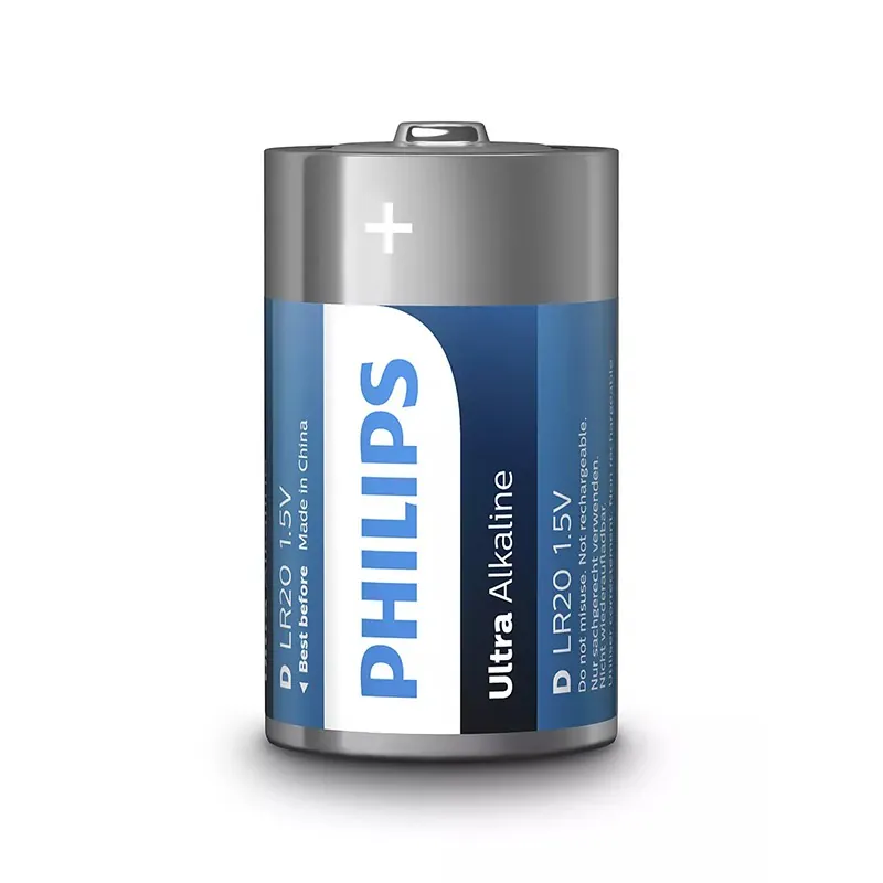 Baterie Ultra Alkaline LR20 D Blister 2 Buc Philips