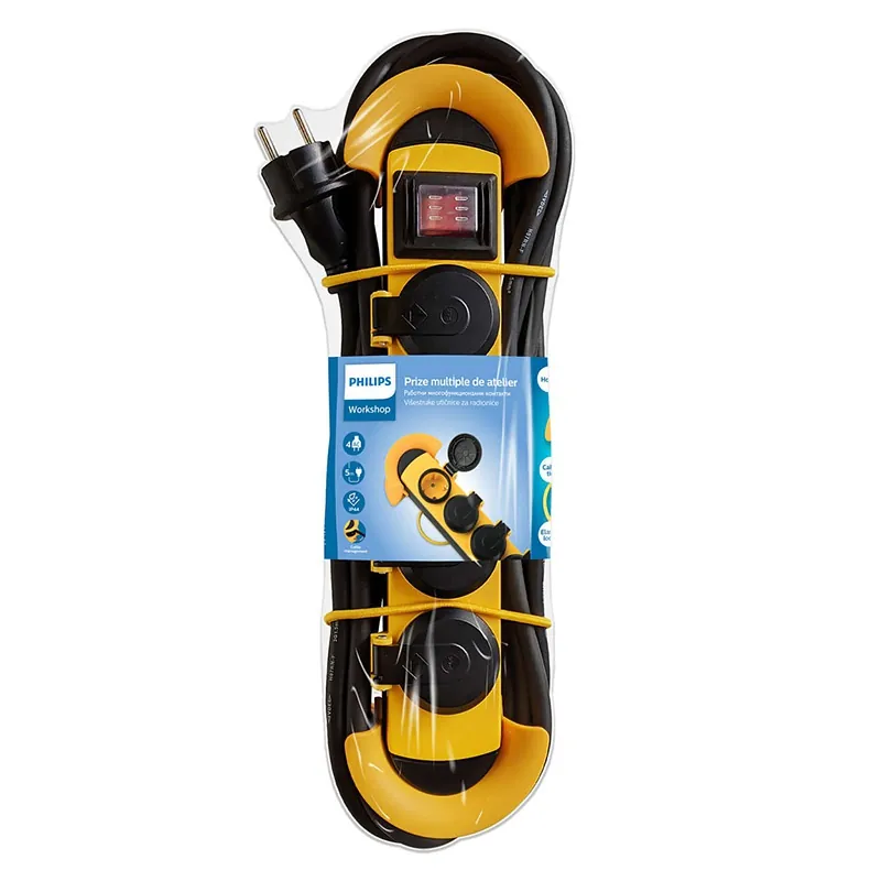 Prelungitor Surge Protector 4 Prize Philips
