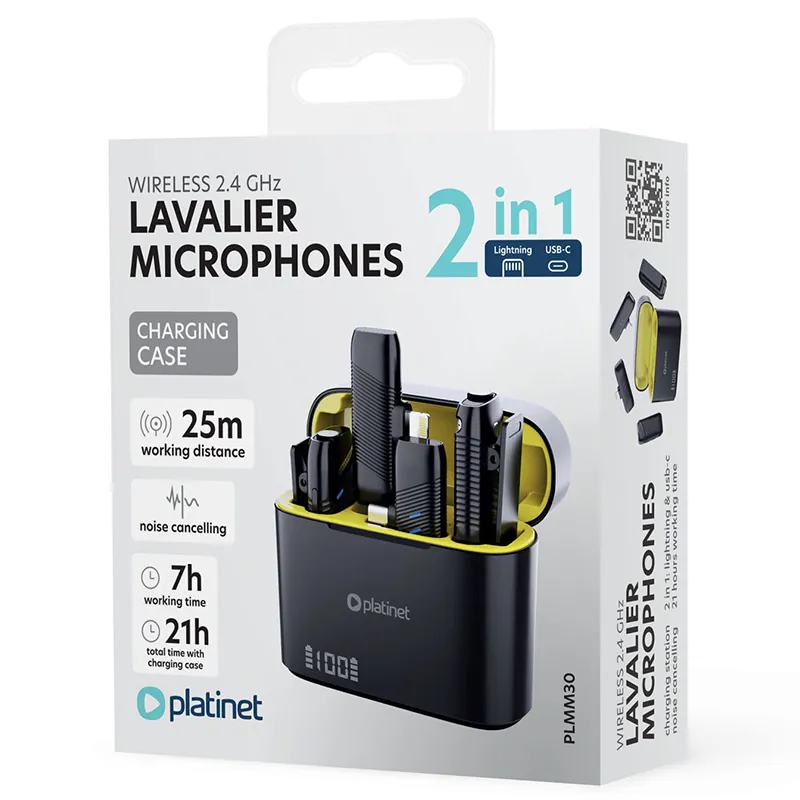 Microfon Lavaliera 2 in 1