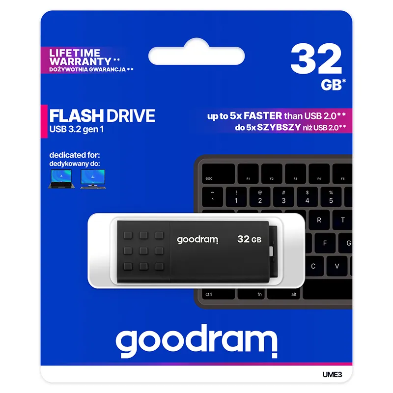 Flash Drive 32GB USB 3.2 UME3 Goodram