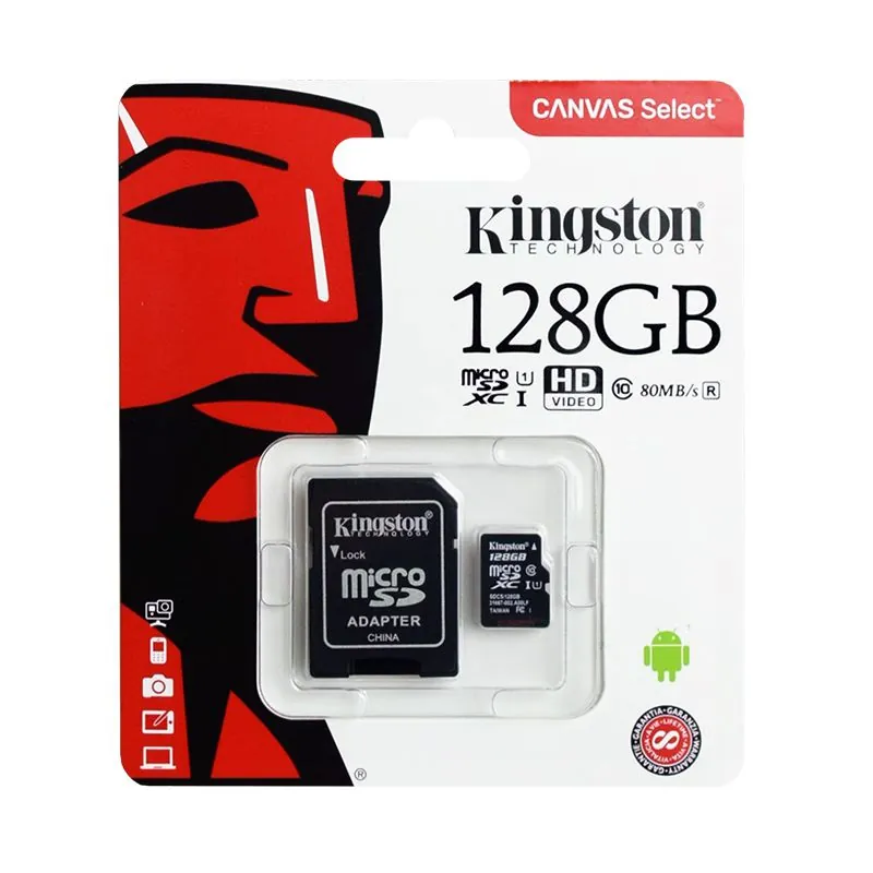 Micro SD Card 128GB Class 10 Kingston