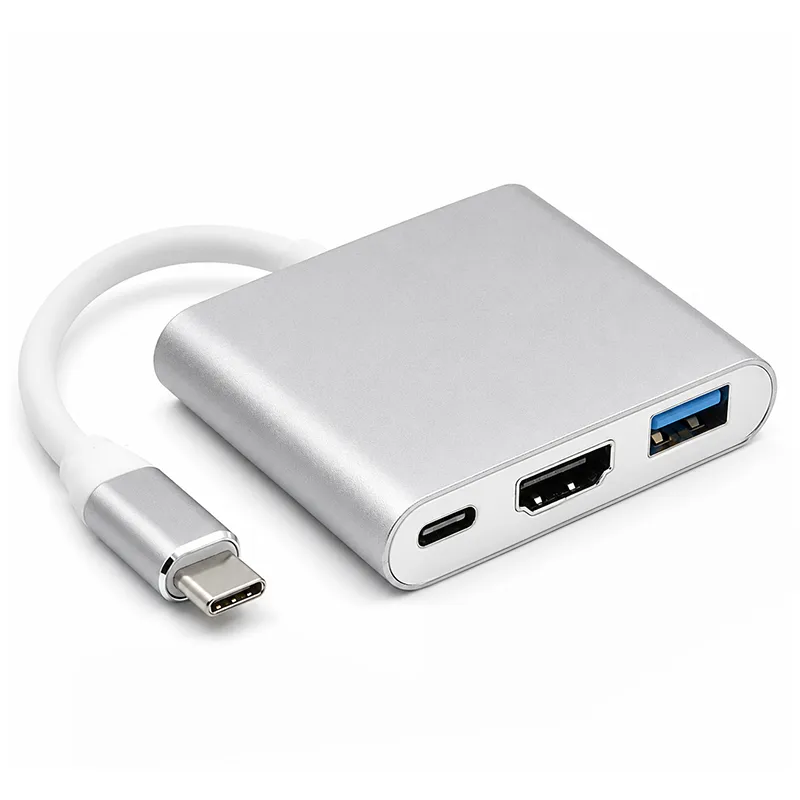 Hub USB-C 3IN1 HDMI 4K USB-A 3.2 USB-C PD 100W