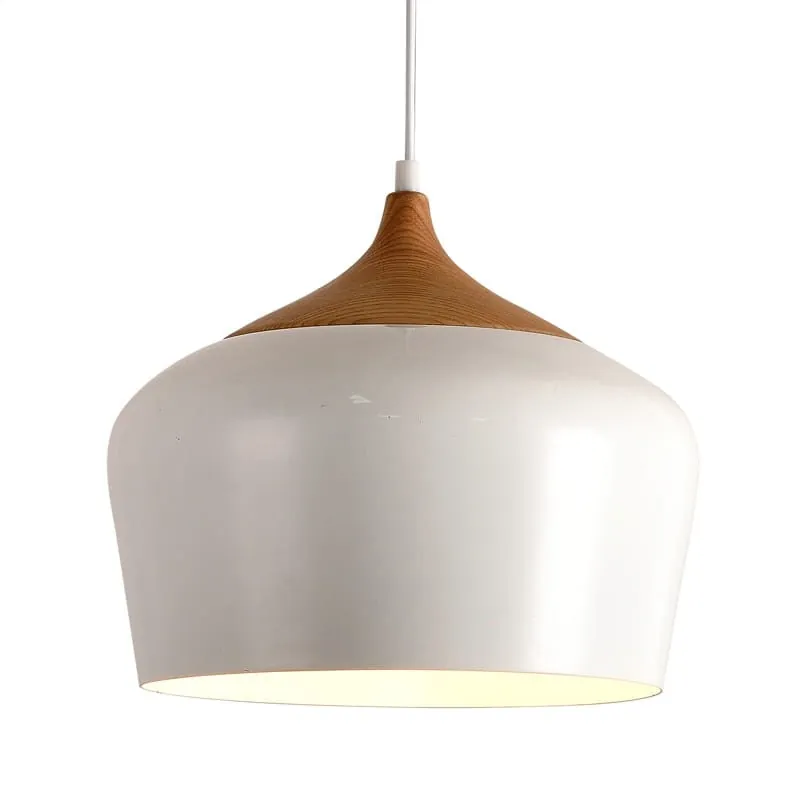 Lustra Alba Lemn E27 35X26 CM Platinet