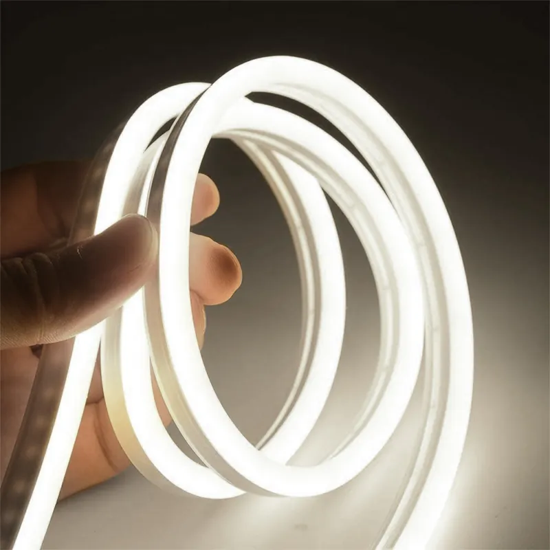 Banda LED COB Flexibila 10MM 6000K IP65 Rola 100M