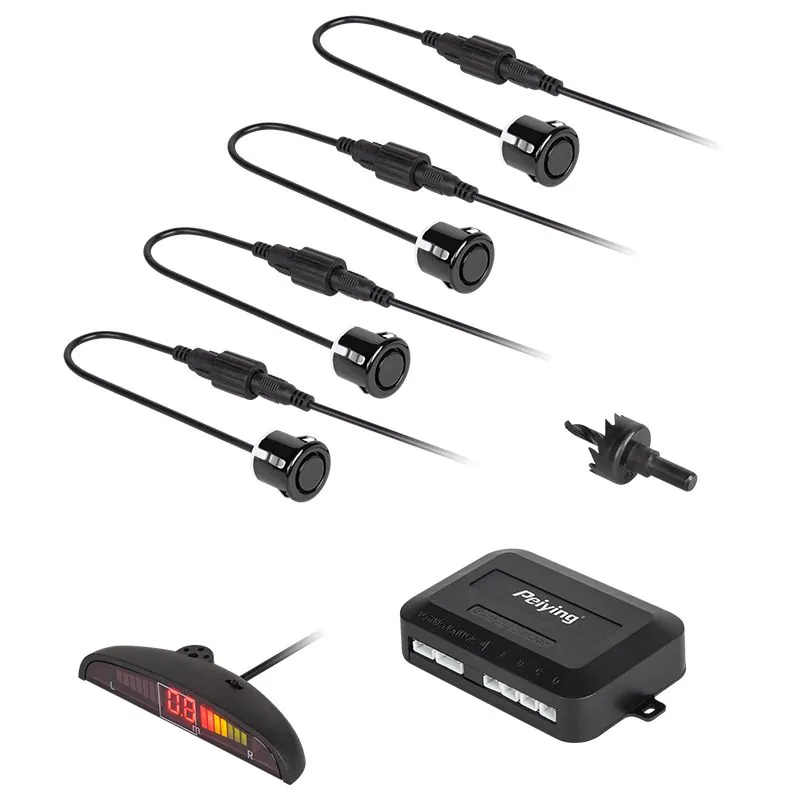 Sistem Parcare Display LED 4 Senzori Negri
