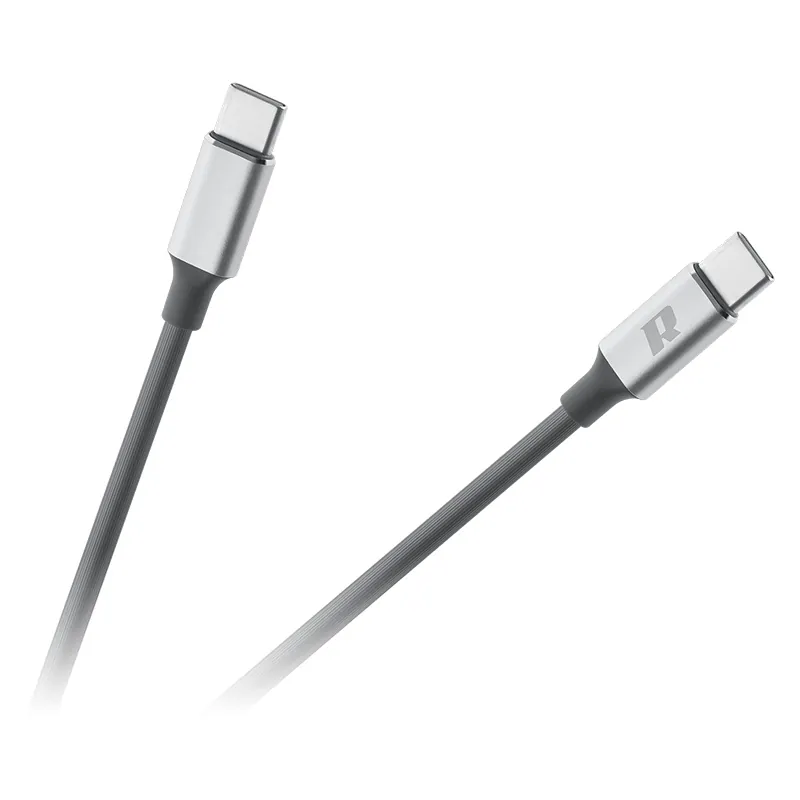 Cablu USB Tip C - USB Tip C 65W 100 CM Negru Rebel