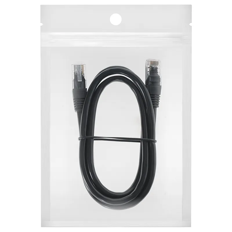 Cablu Patchcord UTP CAT6 1M Negru Rebel