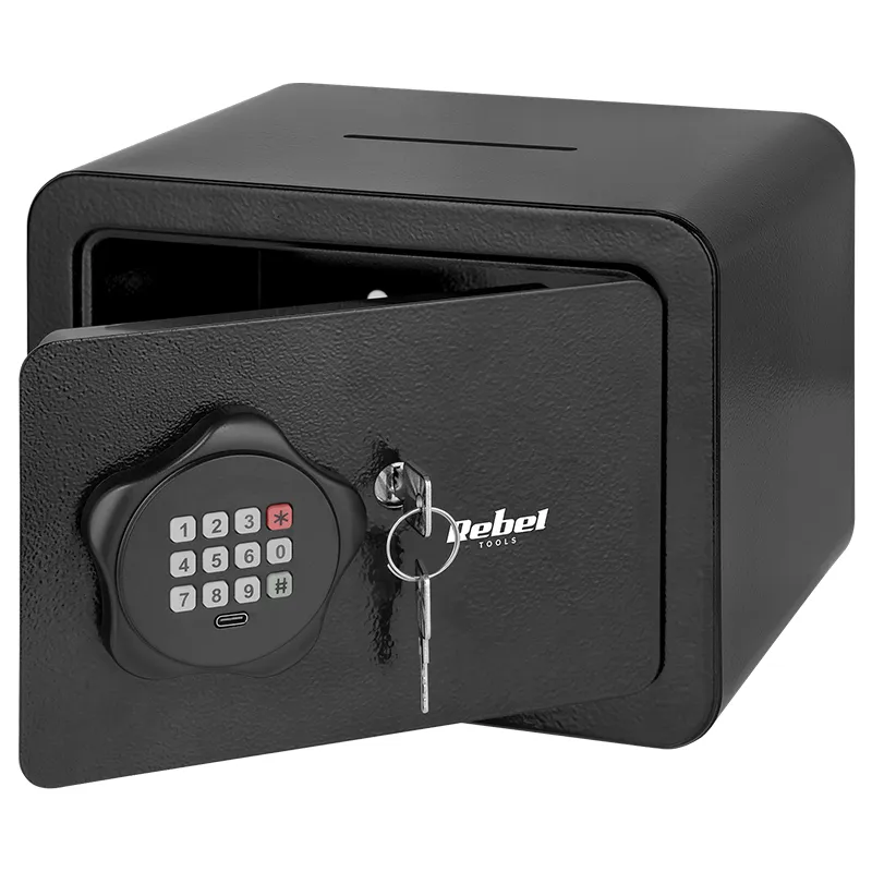 Seif Electronic Casnic Pin si Cheie Rebel