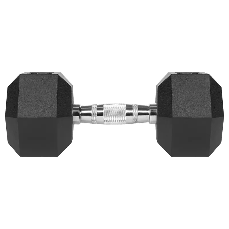 Gantere Dumbbell Hex Fonta Cauciucata 2X12.5KG Rebel AC