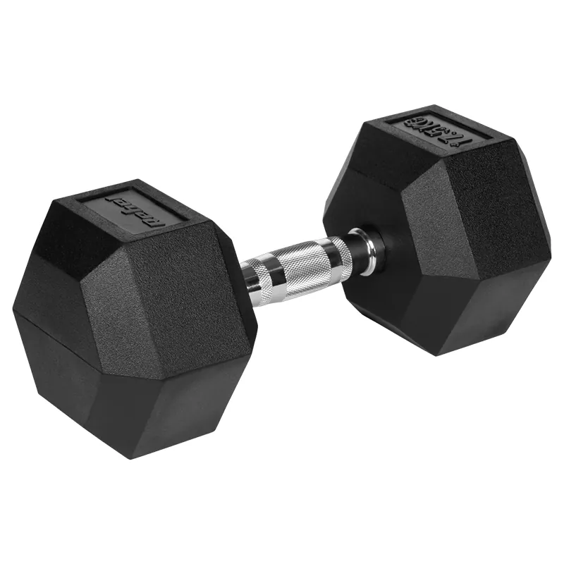 Gantera Dumbbell Hex Fonta Cauciucata 17.5KG Rebel Acti
