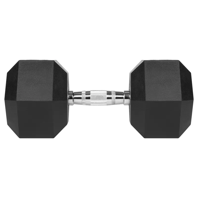 Gantera Dumbbell Hex Fonta Cauciucata 27.5KG Rebel Acti