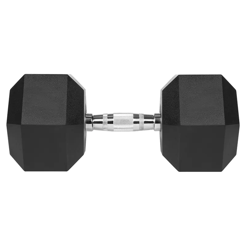 Gantera Dumbbell Hex Fonta Cauciucata 30KG Rebel Active