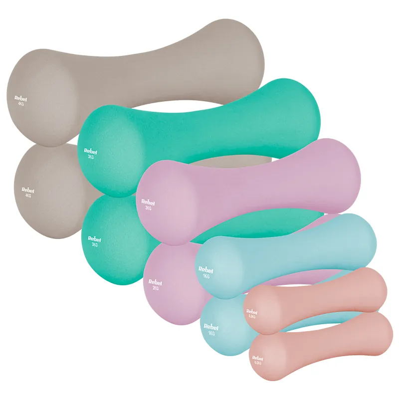 Gantera Fonta Invelis Neopren Set 10 Buc 21KG Rebel Act