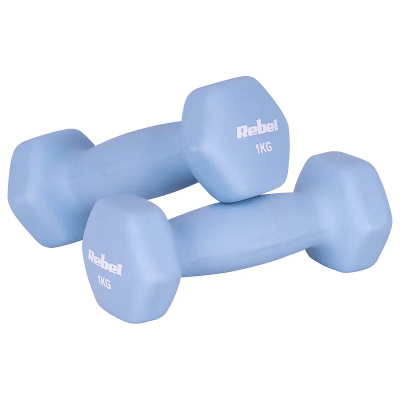 Gantera Fonta Invelis Neopren Hex Set 6 Buc 12KG Rebel