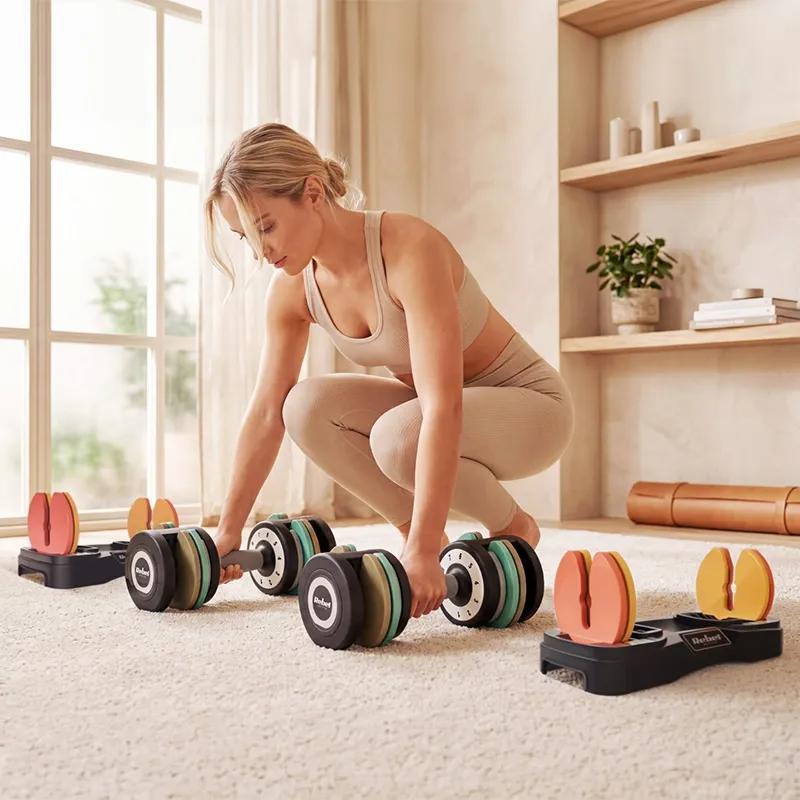 Set 2X Gantera Fonta Reglabila 1KG 2X10KG Rebel Active