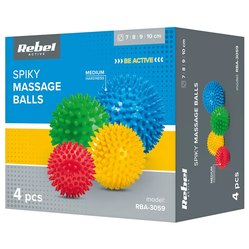 Set 4 Mingi Senzoriale Masaj Rebel Active