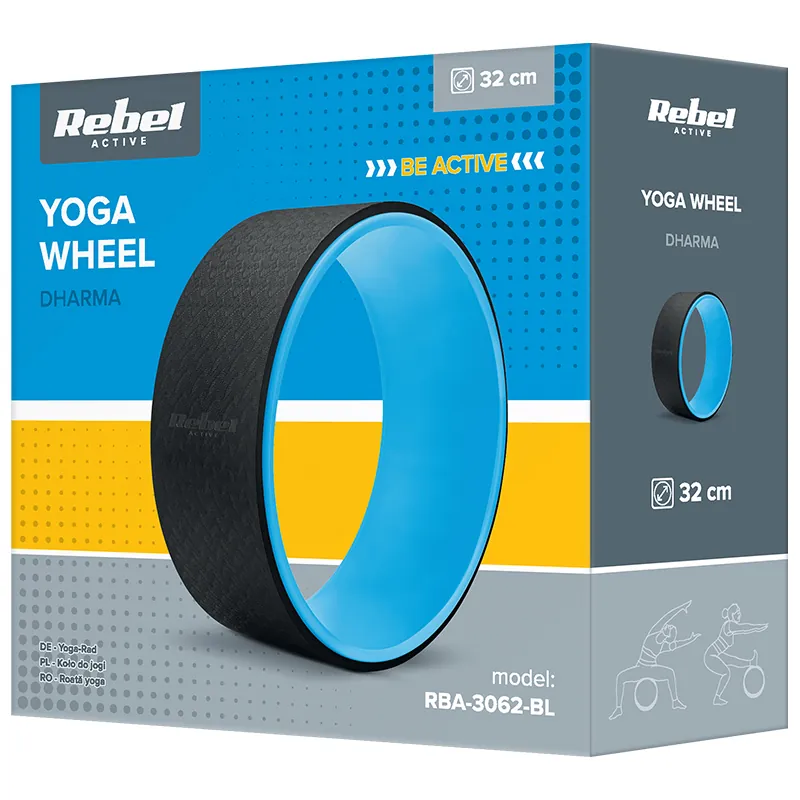 Roata Yoga Dharma Negru Albastru Rebel Active