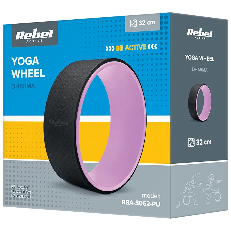 Roata Yoga Dharma Negru Violet Rebel Active