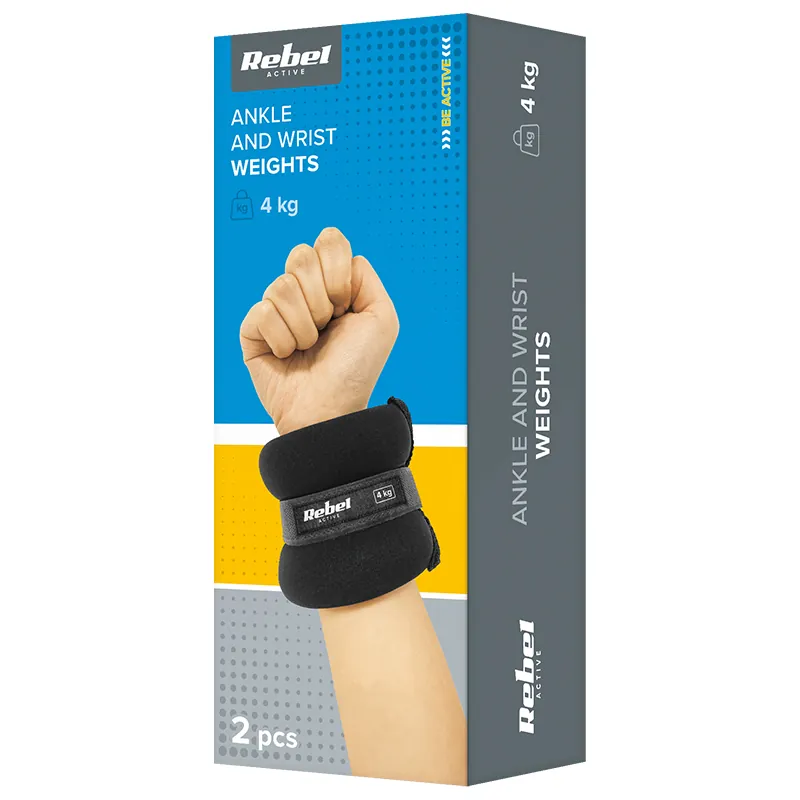 Set 2 Greutati Incheietura 2X4KG Rebel Active